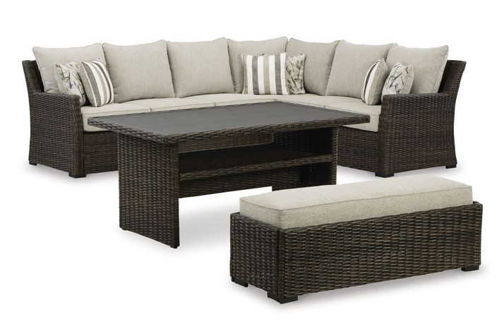 Picture of Brook Ranch 4pc Outdoor Living Set