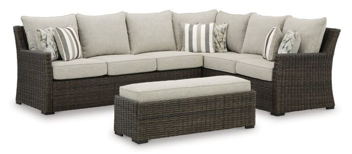 Picture of Brook Ranch 4pc Outdoor Living Set