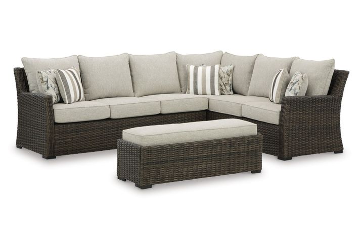 Picture of Brook Ranch 4pc Outdoor Living Set