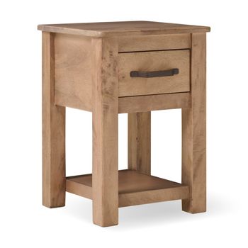 A picture of Natural Parota Chairside Table.