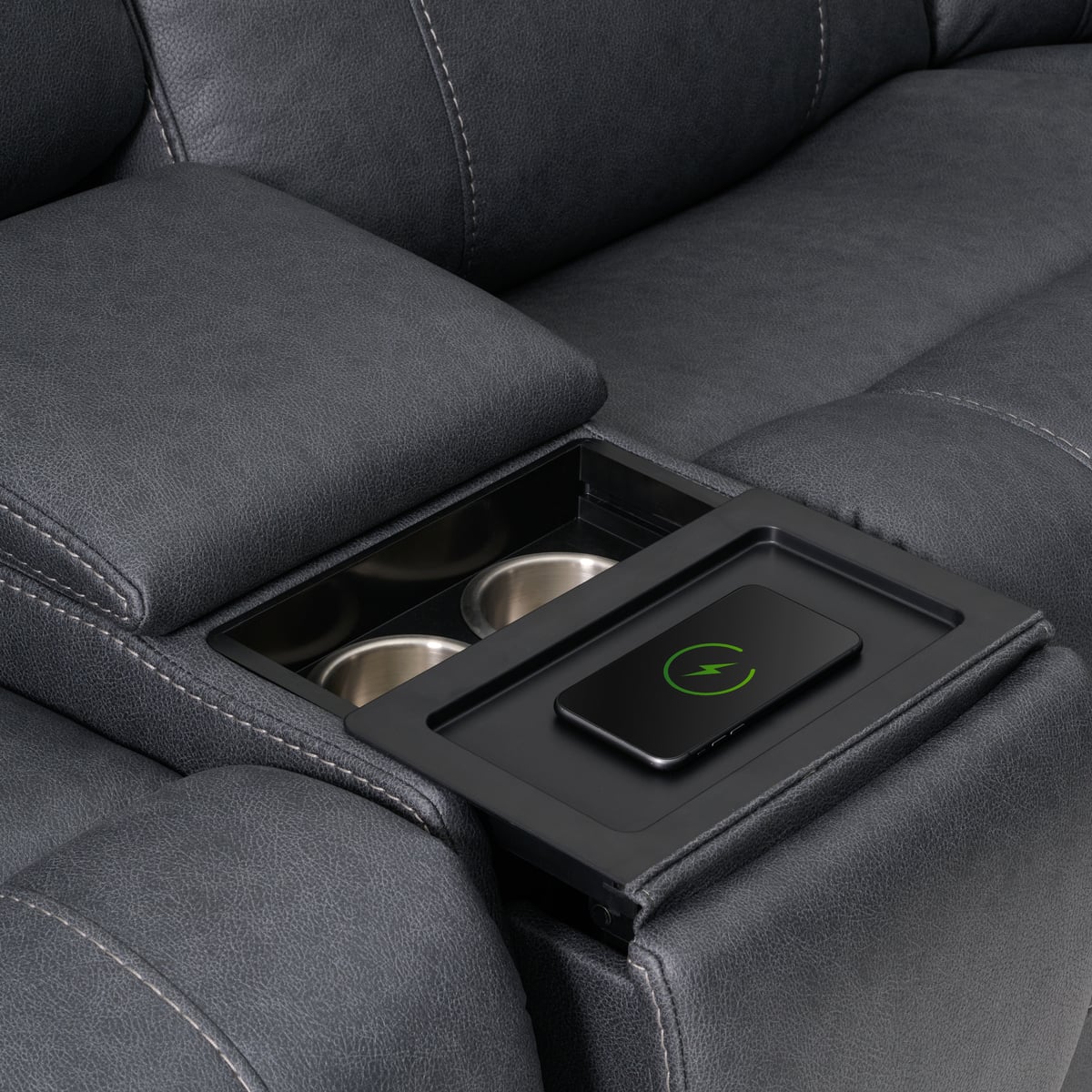 Ventura 7pc Power Sectional | The Furniture Mart