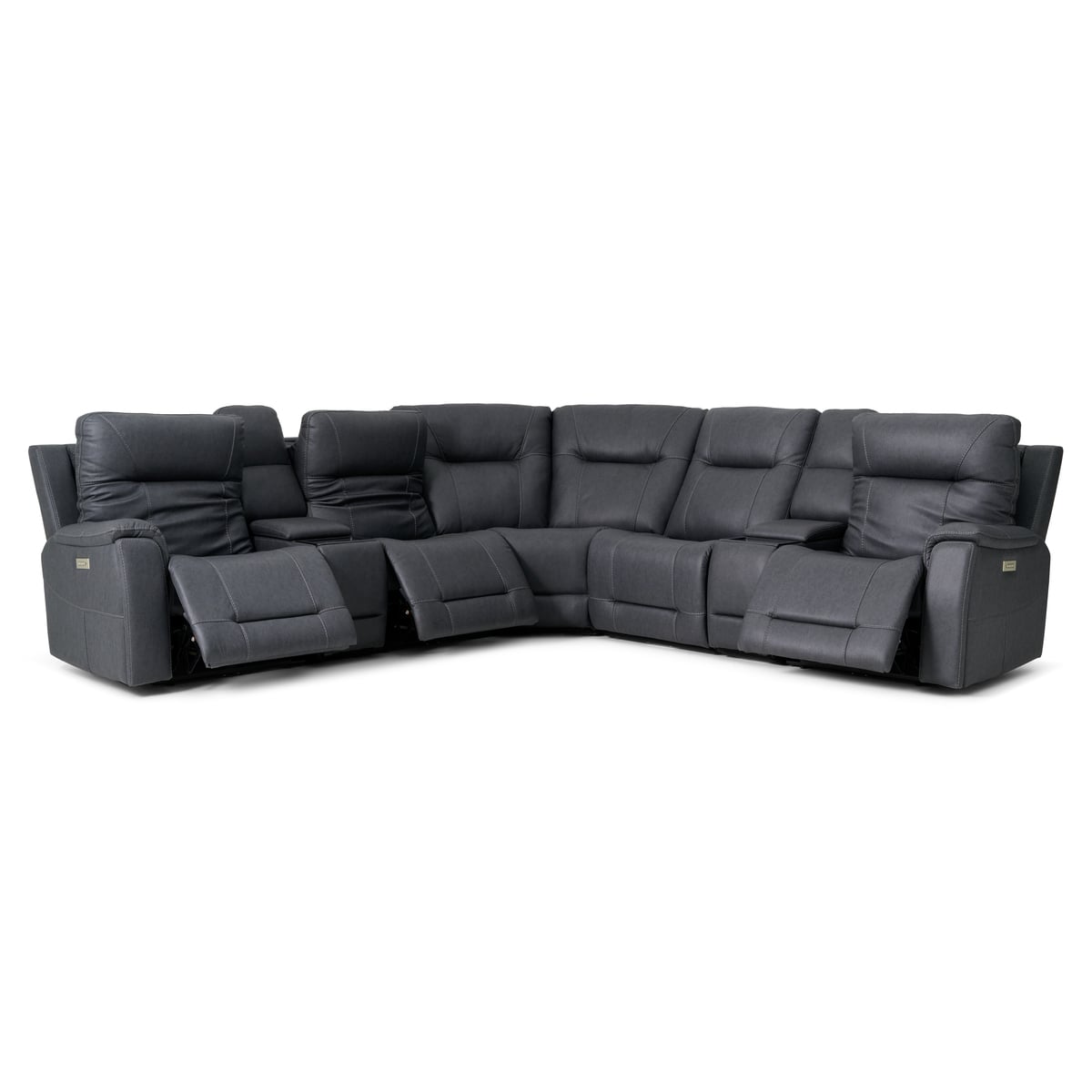 Ventura 7pc Power Sectional | The Furniture Mart