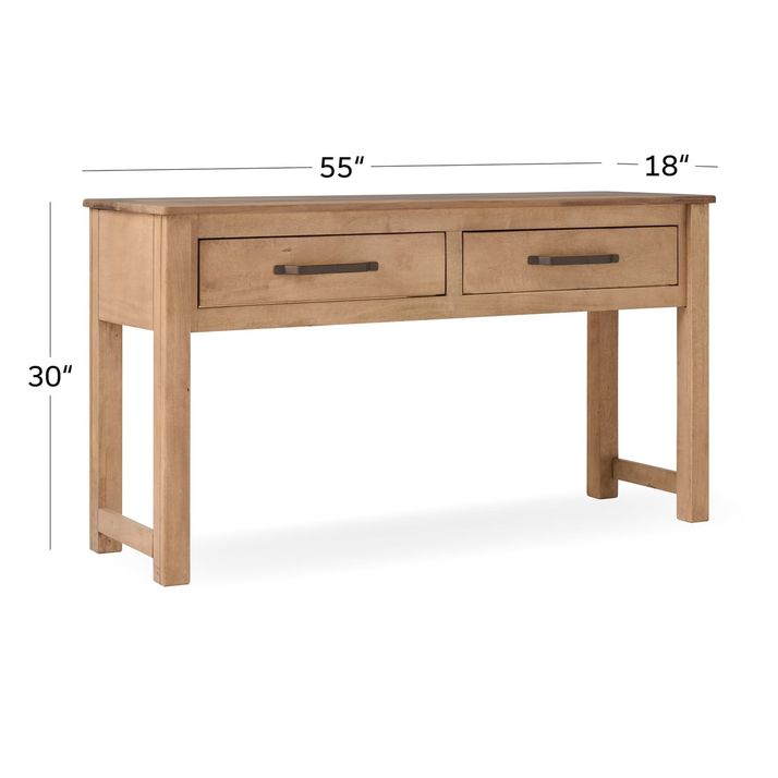 Picture of Natural Parota Sofa Table
