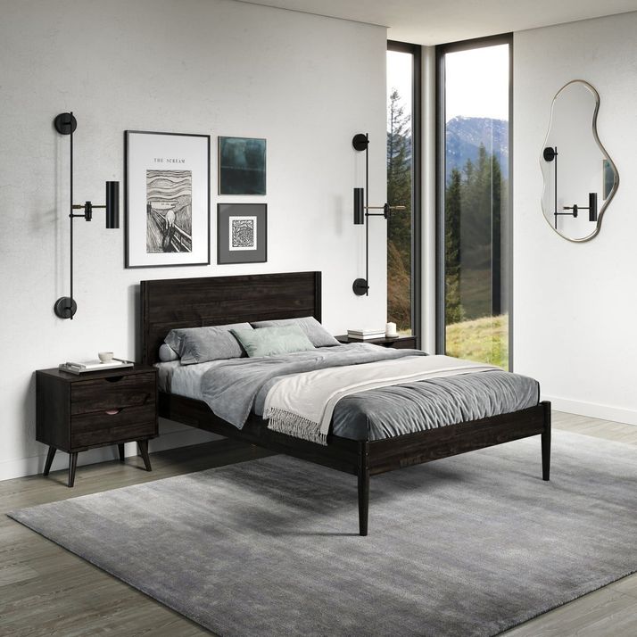 Picture of Urban Walnut Queen Panel Bed