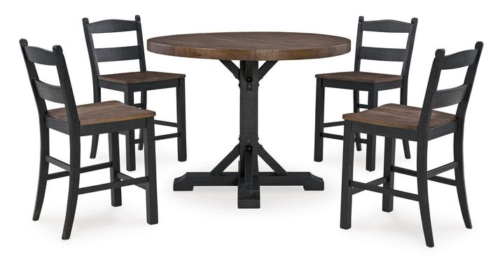Picture of Valebeck 5pc Counter Dining Set II