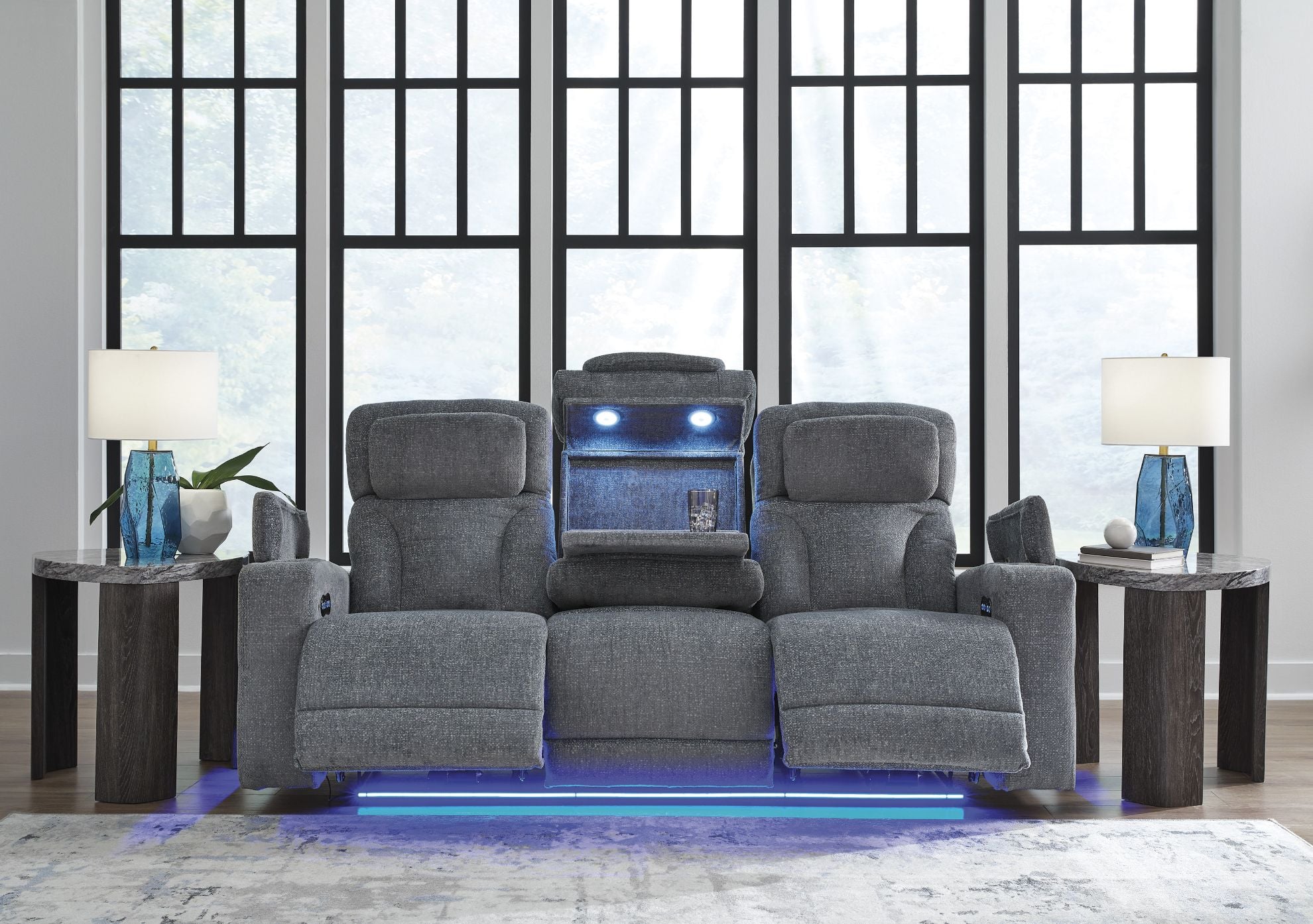 Forest Lake Power Sofa | The Furniture Mart