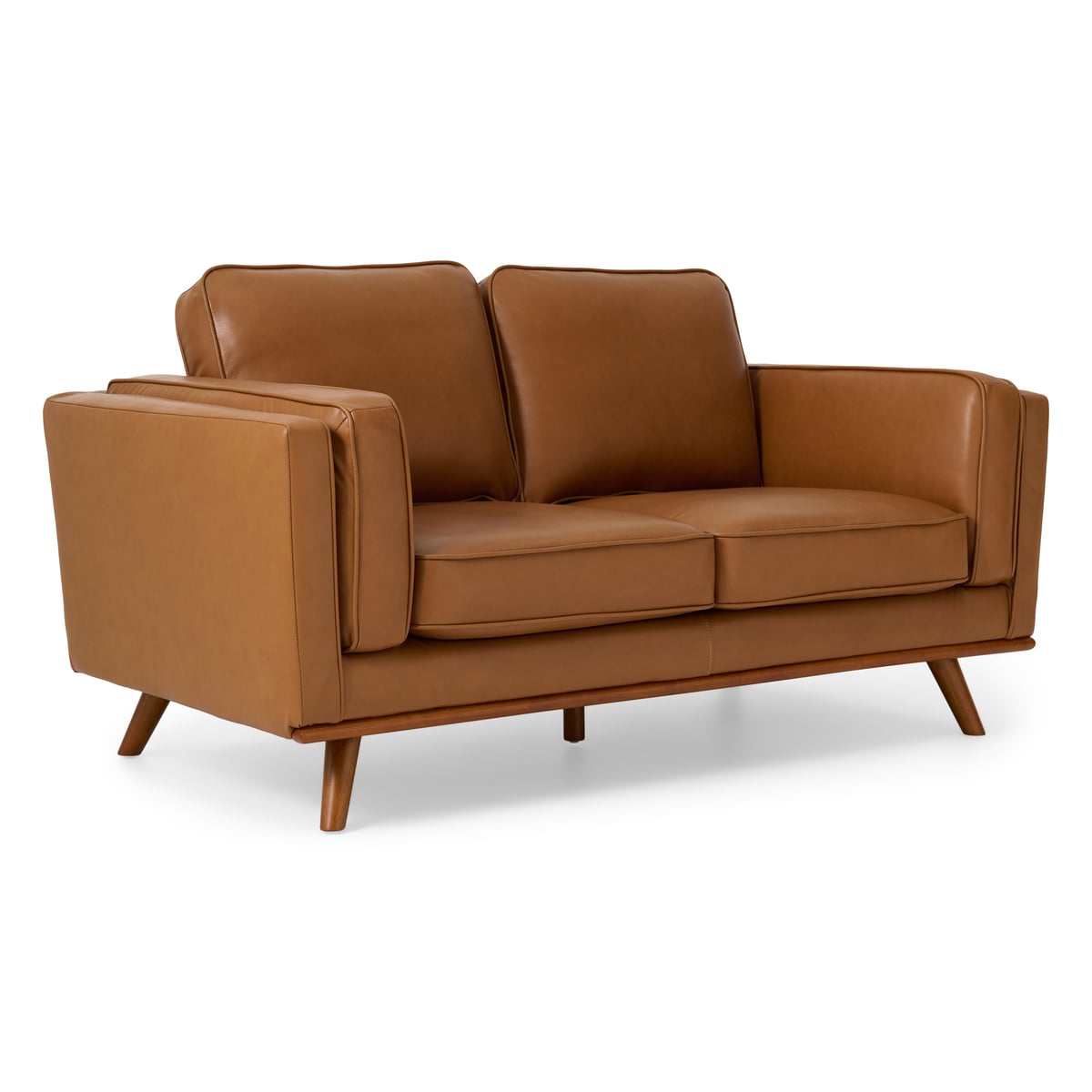 Venus Leather Loveseat | The Furniture Mart