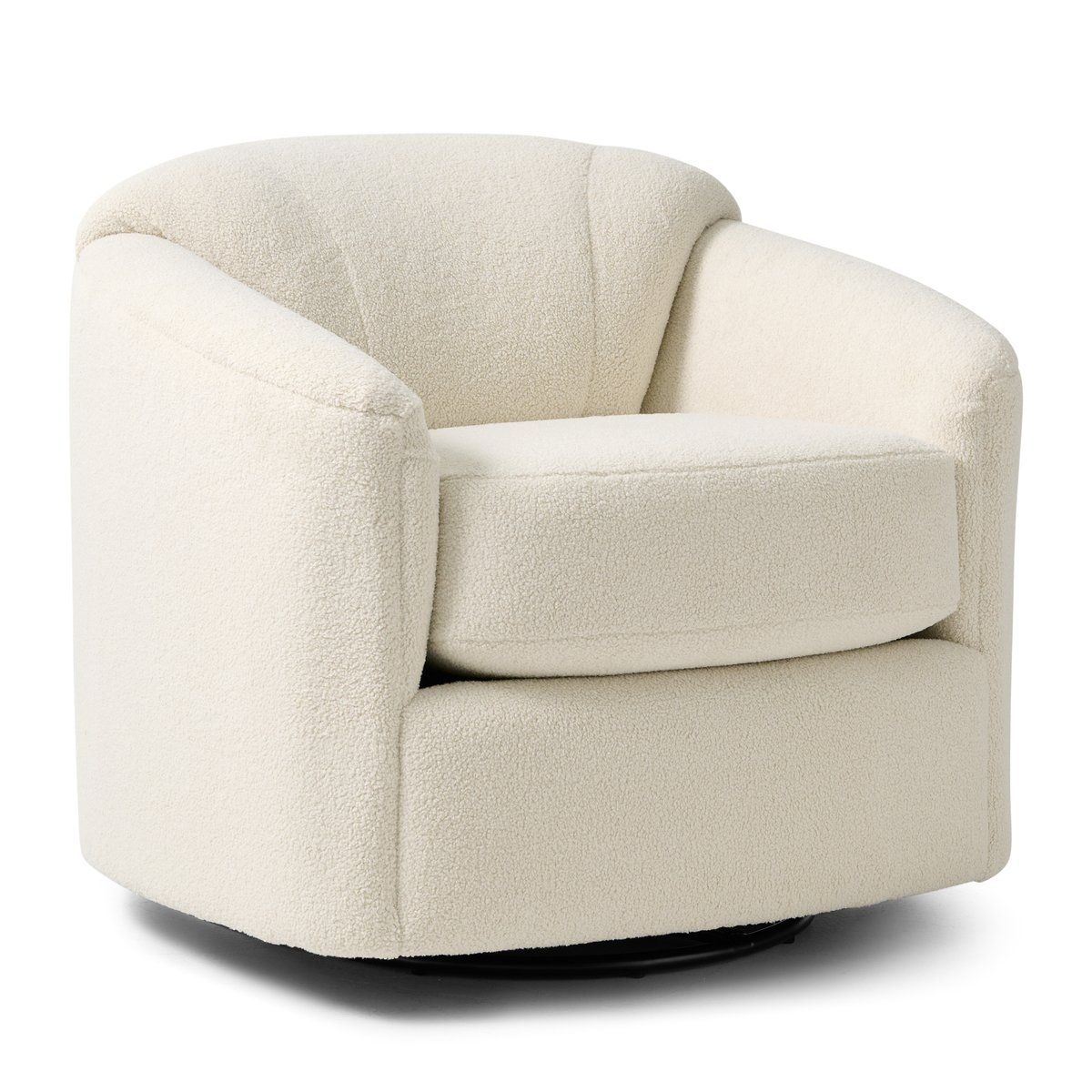 Fleeced Oyster Swivel Glider