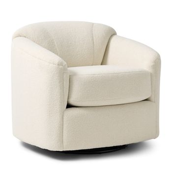A picture of Fleeced Oyster Swivel Glider.