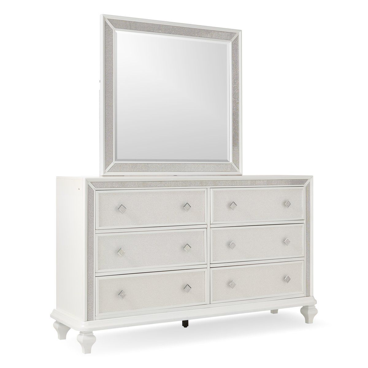 Stardust Dresser and Mirror