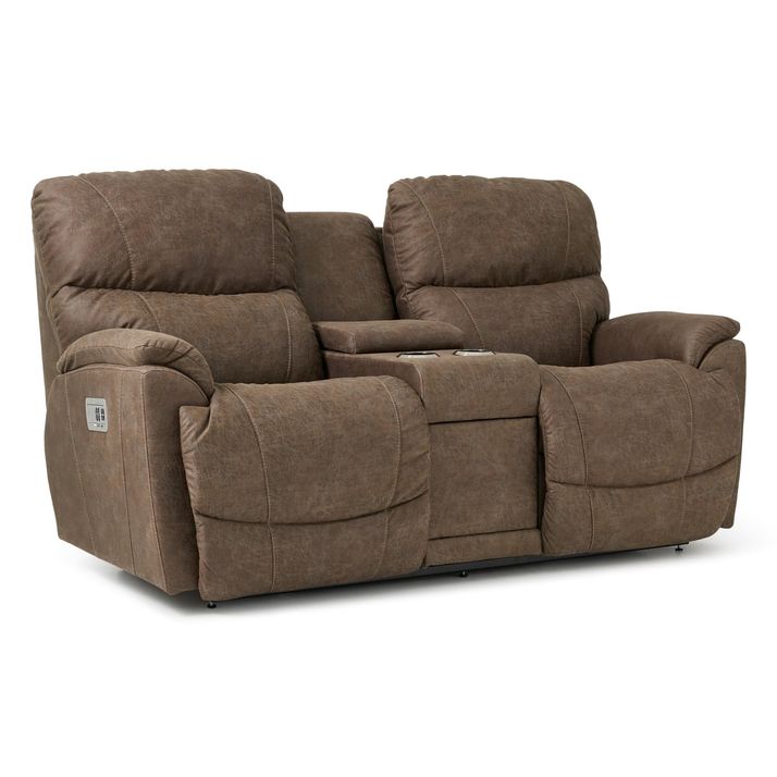 Picture of Trouper Power Recline Console Loveseat