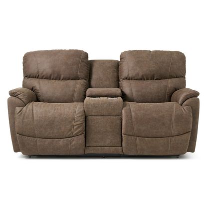 Picture of Trouper Power Recline Console Loveseat