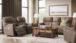 Picture of Trouper Power Recline Console Loveseat