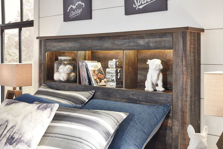 Picture of Drystan Full Bookcase Headboard