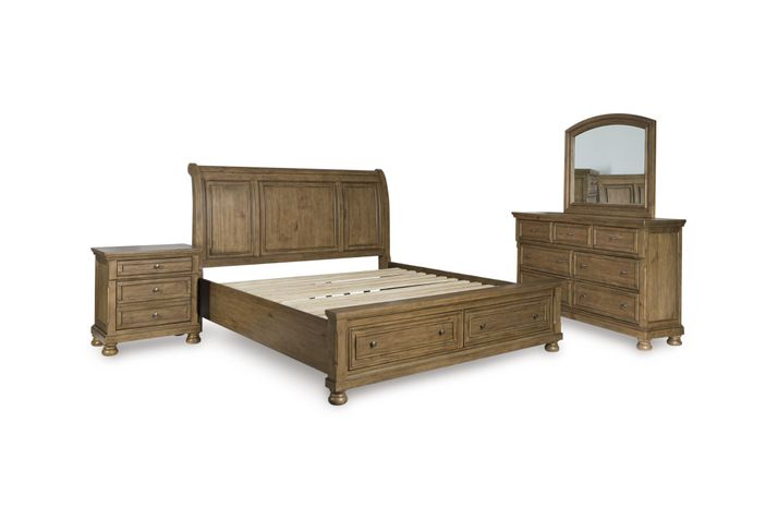 Picture of Vandenmore King Sleigh Storage Bedroom Set