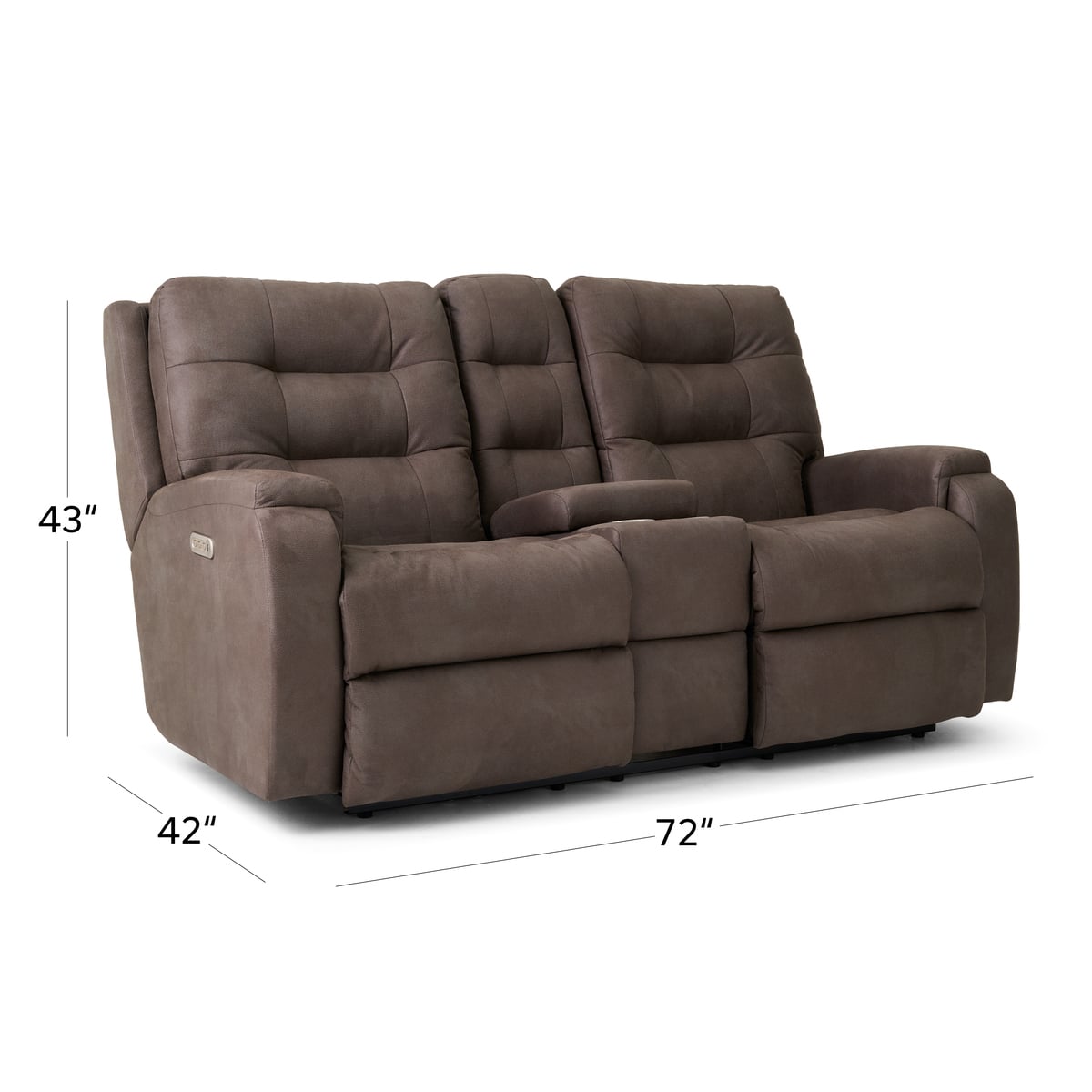 Arlo Power Console Loveseat - Thumbnail 3