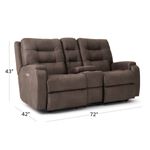 Picture of Arlo Power Console Loveseat