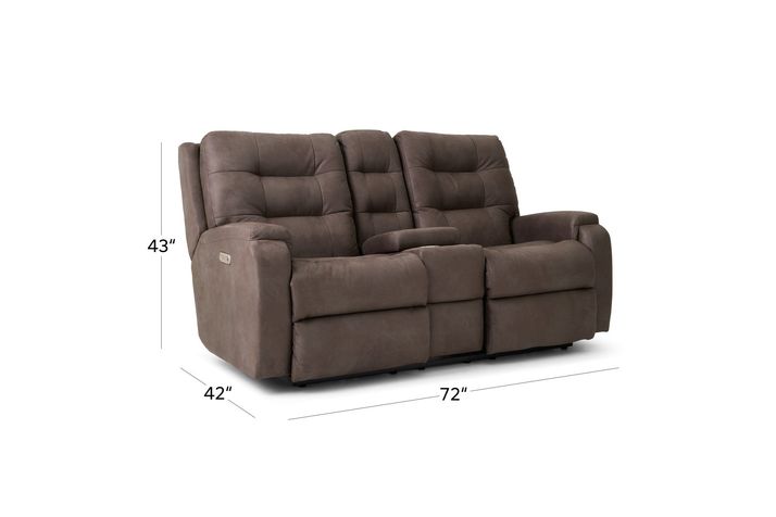 Picture of Arlo Power Console Loveseat