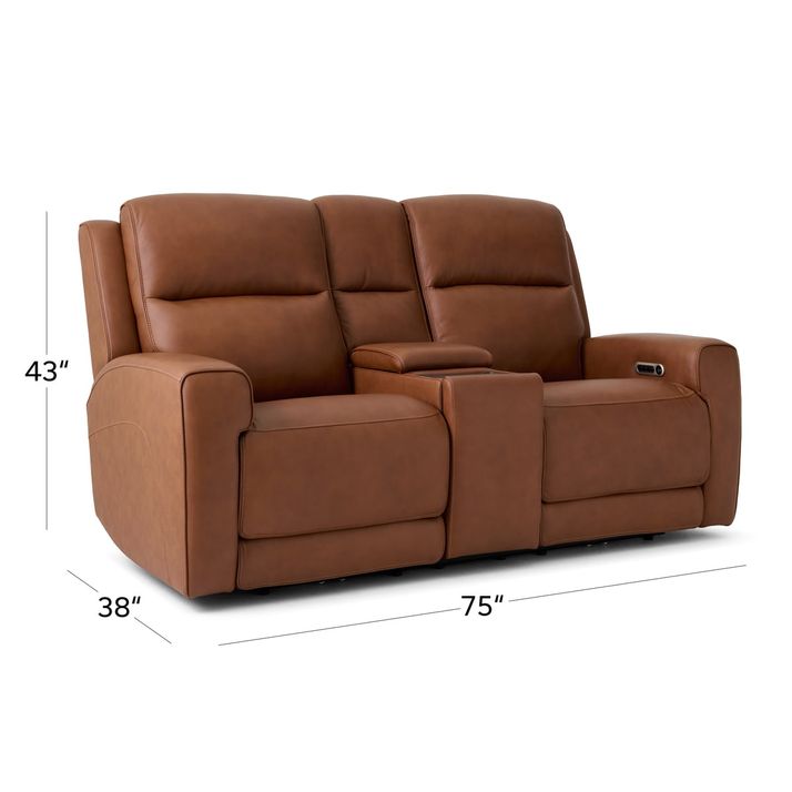 Picture of Margaret Power Console Loveseat