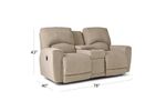 Picture of Cassian Reclining Console Loveseat