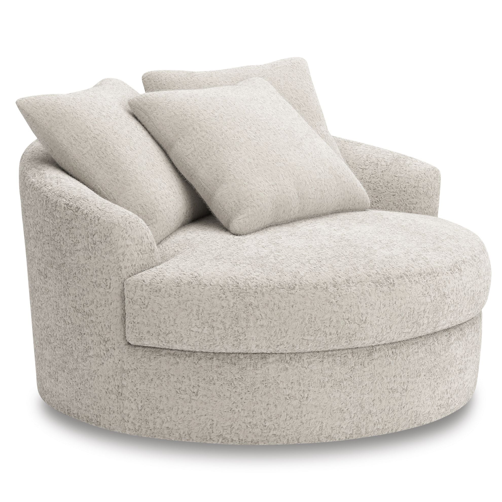 Snodoodle Oversized Swivel Chair | The Furniture Mart