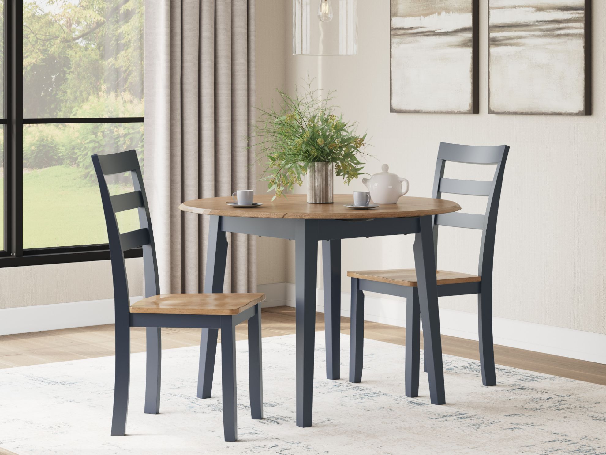 Gesthaven 3pc Drop Leaf Dining Set