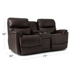 Picture of Trouper Reclining Console Loveseat