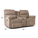 Picture of Brooks Reclining Console Loveseat