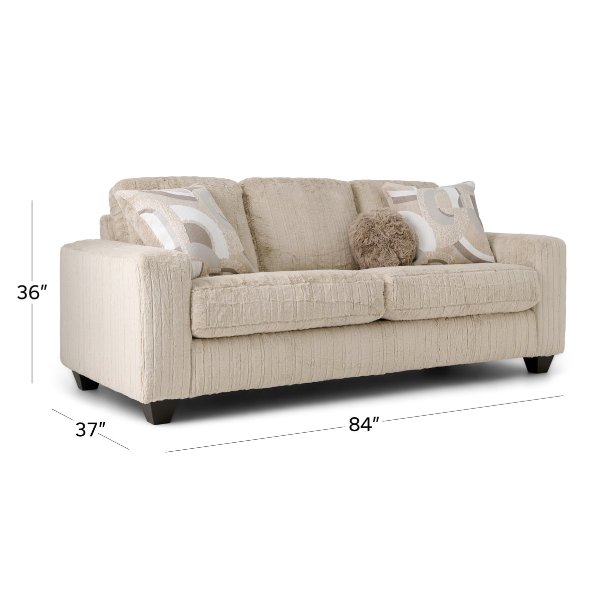 Nestle Buff Sofa - Thumbnail 4