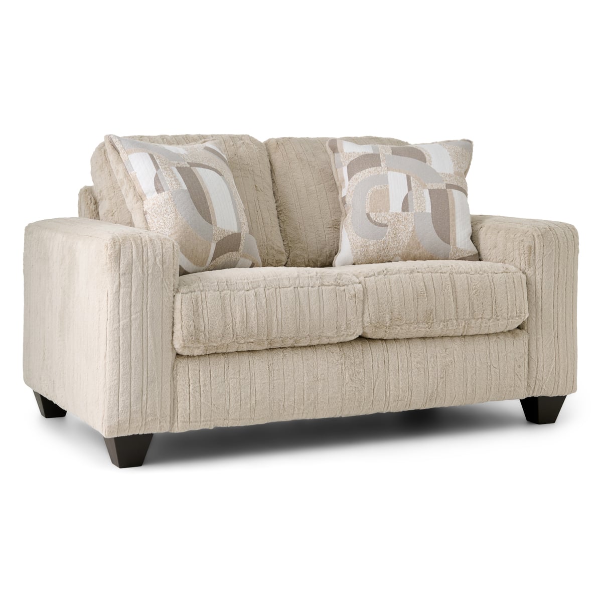 Nestle Buff Loveseat - Thumbnail 2