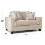Picture of Nestle Buff Loveseat
