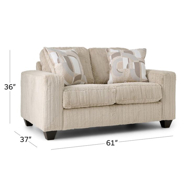 Picture of Nestle Buff Loveseat