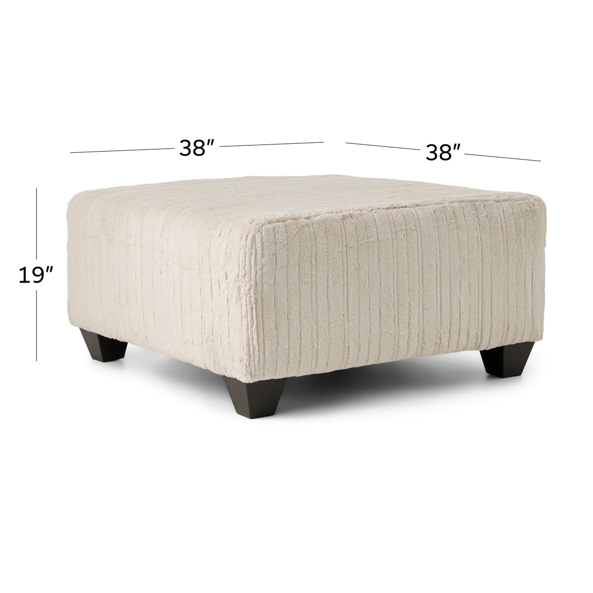 Nestle Buff Ottoman - Thumbnail 3