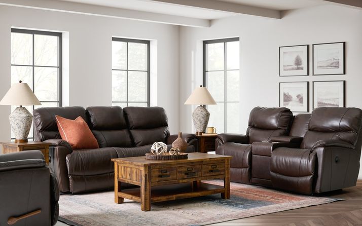 Picture of Trouper Reclining Console Loveseat