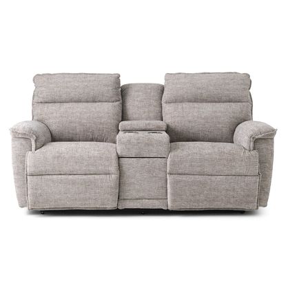 Picture of Jay Linen Reclining Console Loveseat