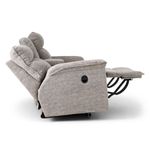 Picture of Jay Linen Reclining Console Loveseat
