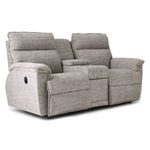 Picture of Jay Linen Reclining Console Loveseat