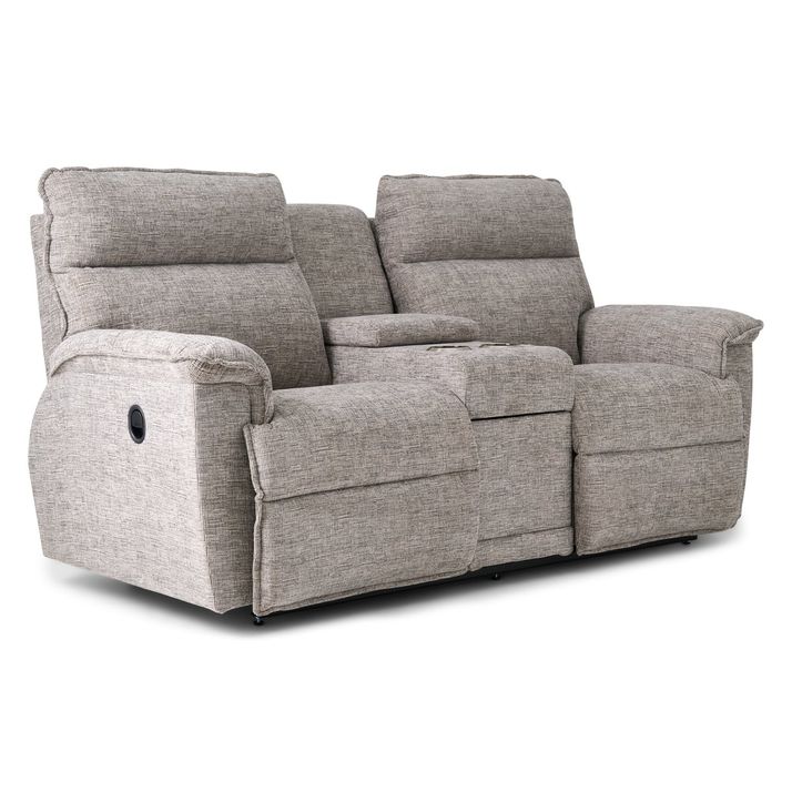 Picture of Jay Linen Reclining Console Loveseat