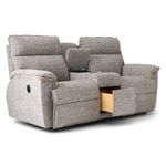 Picture of Jay Linen Reclining Console Loveseat