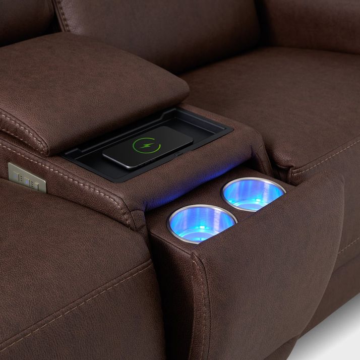 Picture of Cannes Power Console Loveseat