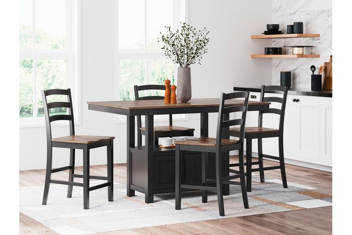 Picture of Wildenauer 5pc Counter Dining Set