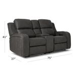 Picture of Gemma Power Console Loveseat