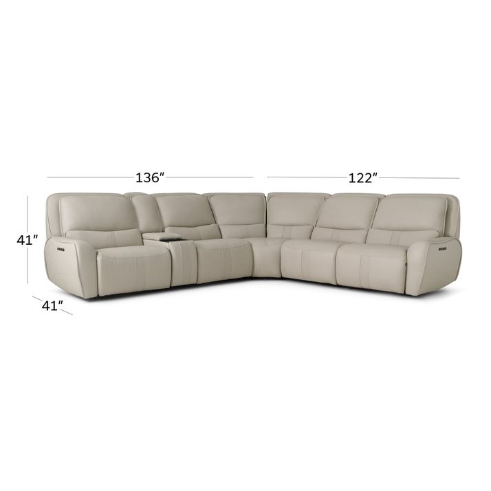 Picture of Summit 6pc Power Sectional