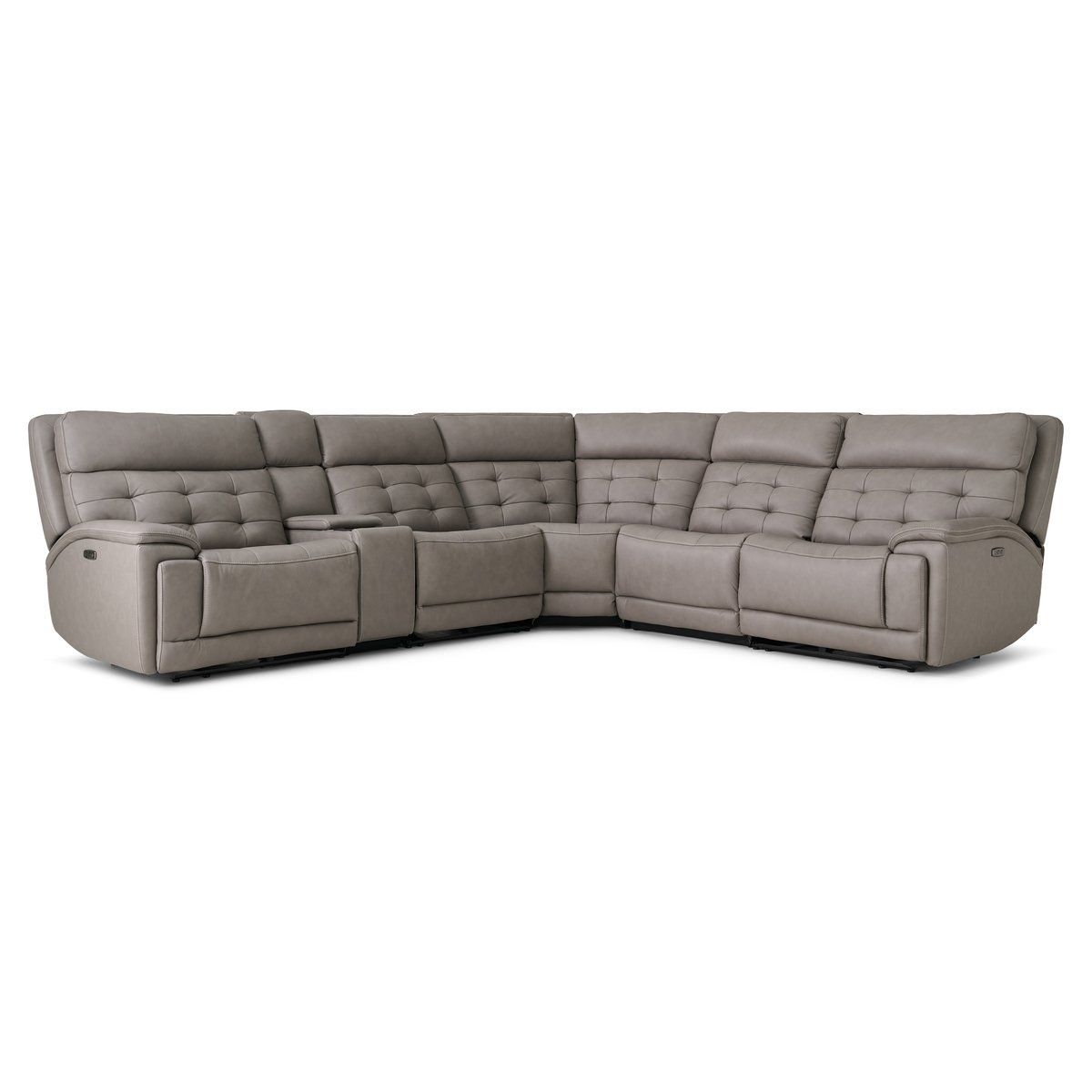 Leeds 6pc Power Sectional