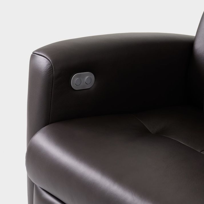 Picture of Nice Havanna Power Swivel Recliner