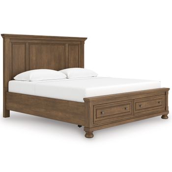 A picture of Vandenmore Queen Panel Storage Bed.