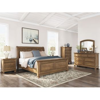 A picture of Vandenmore Queen Sleigh Bedroom Set.