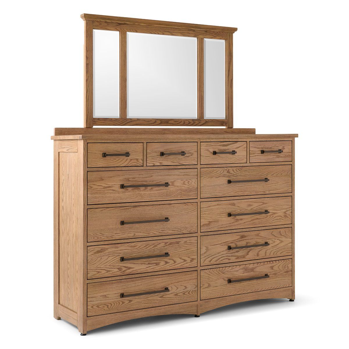 Oak Park Dresser and Mirror