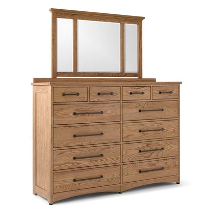Picture of Oak Park Dresser and Mirror