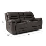 Picture of Badlands Reclining Console Loveseat